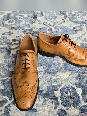 Ecco Men's Leather Wingtip Shoes - Size 42
